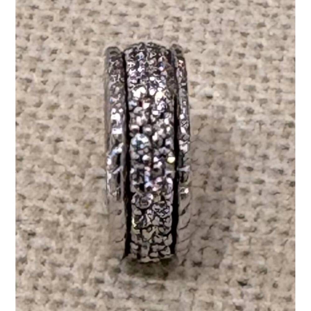NEW STORY JEWELLERY twin spacer ring in silver